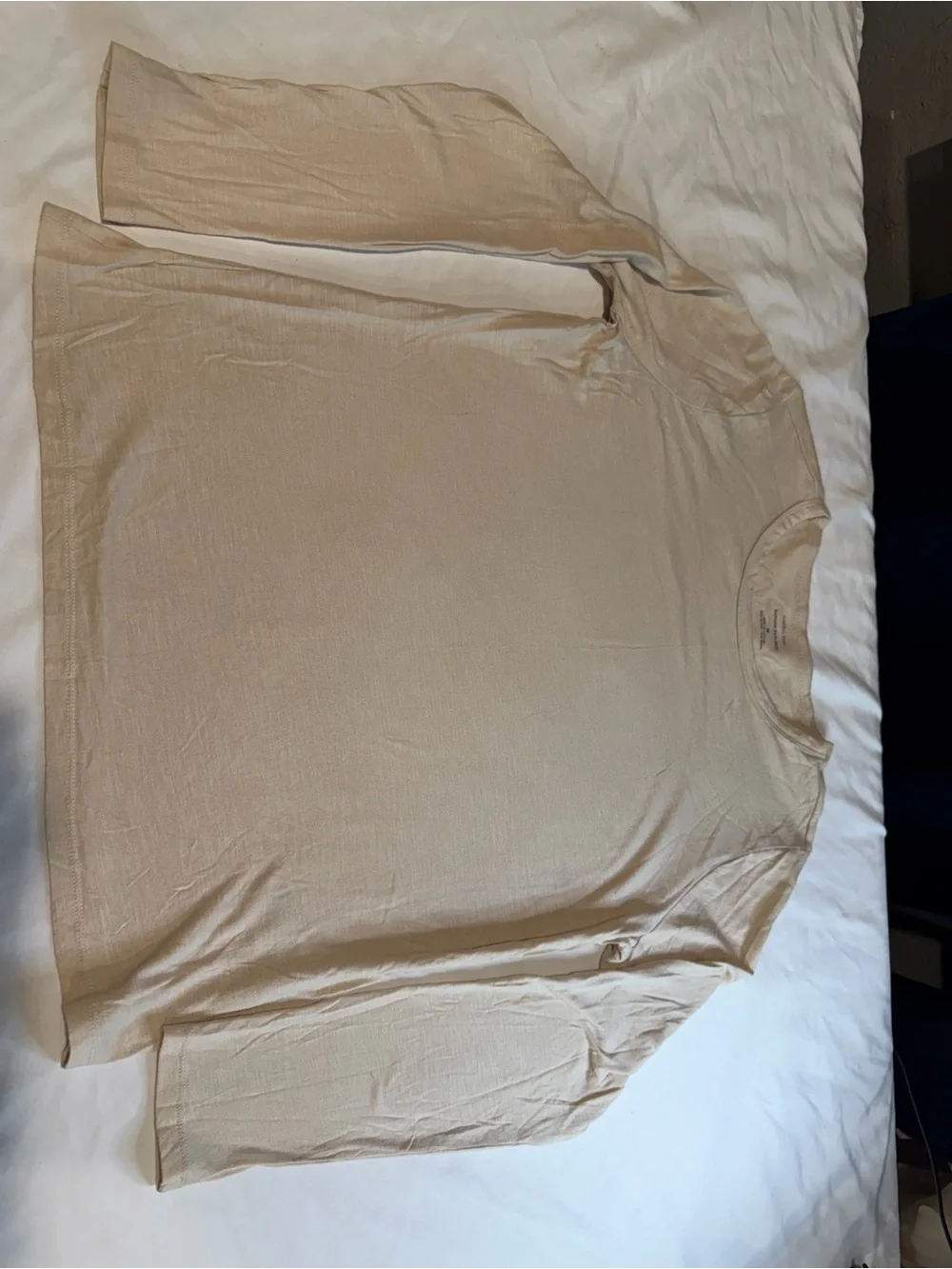 Banana Republic Men’s Long-Sleeve Tee in Beige
